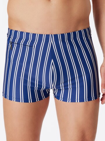 SCHIESSER Badehose ' Classic Swim ' in Blau: predná strana