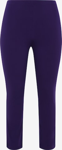 Yoek Pants 'Dolce' in Purple: front