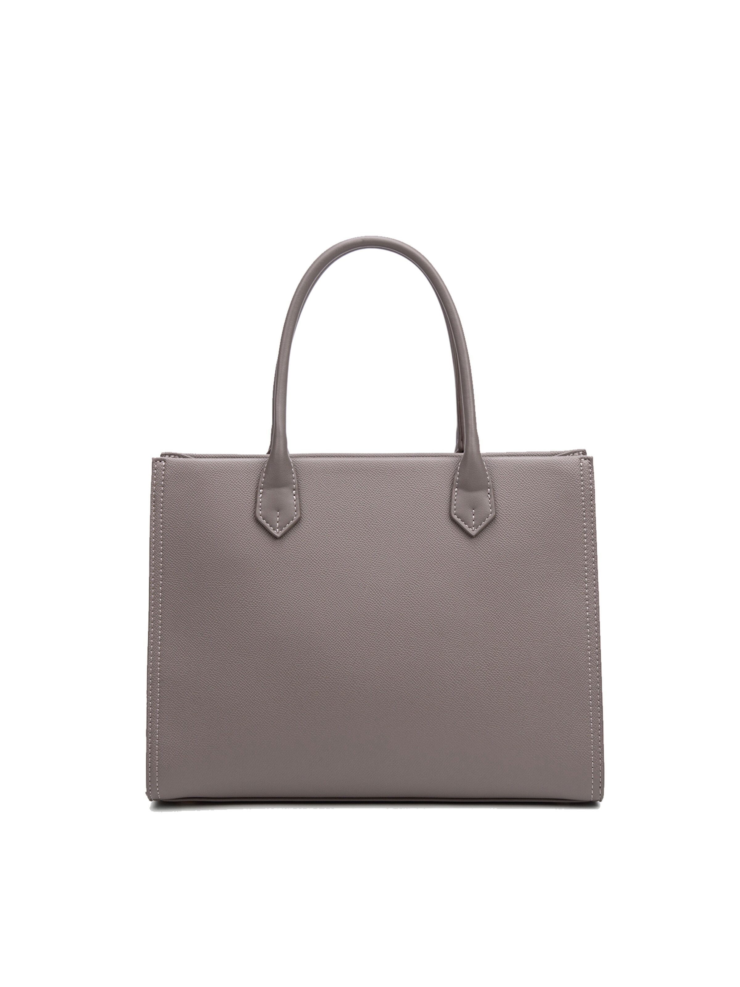 Borsa a mano 'Borsa a Mano Donna Vegan Leather con Zip e Tracolla Rimovibile - David Jones' di David Jones in marrone