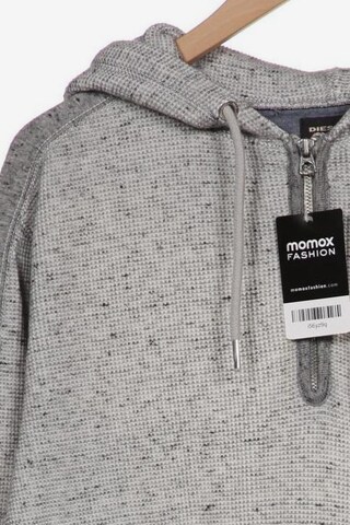 DIESEL Sweatshirt & Zip-Up Hoodie in L in Grey