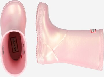 HUNTER Rubber Boots in Pink