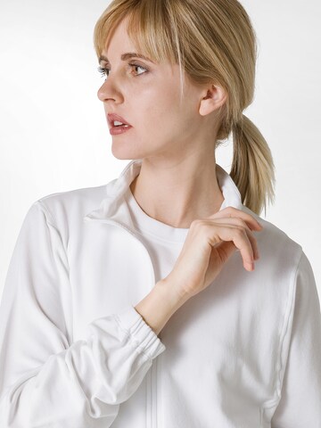 DEHA Sports sweat jacket in White