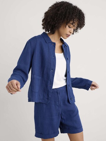 Seasalt Cornwall Tussenjas 'Arame' in Blauw: voorkant