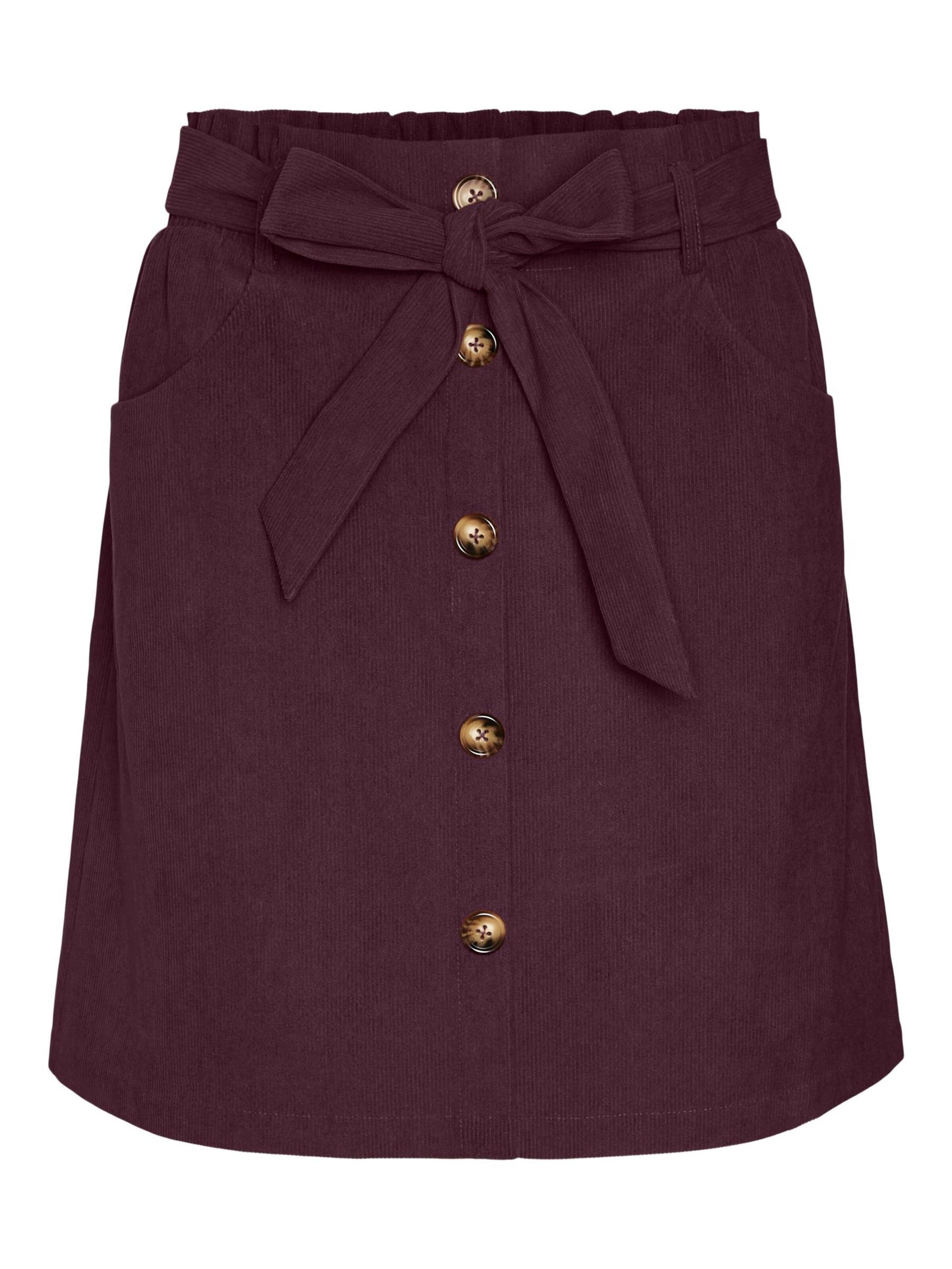 Gonna 'VMCVilja' di Vero Moda Curve in rosso: frontale