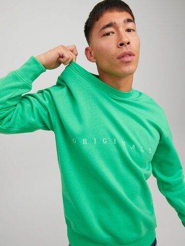 JACK & JONES Sweatshirt 'COPENHAGEN' in Green