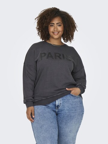 ONLY Carmakoma Sweatshirt 'CARCarma' i grå: forside