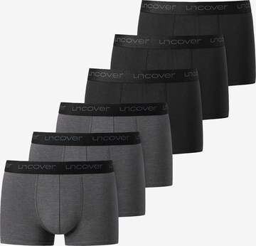 uncover by SCHIESSER Boxer shorts in Grey: front
