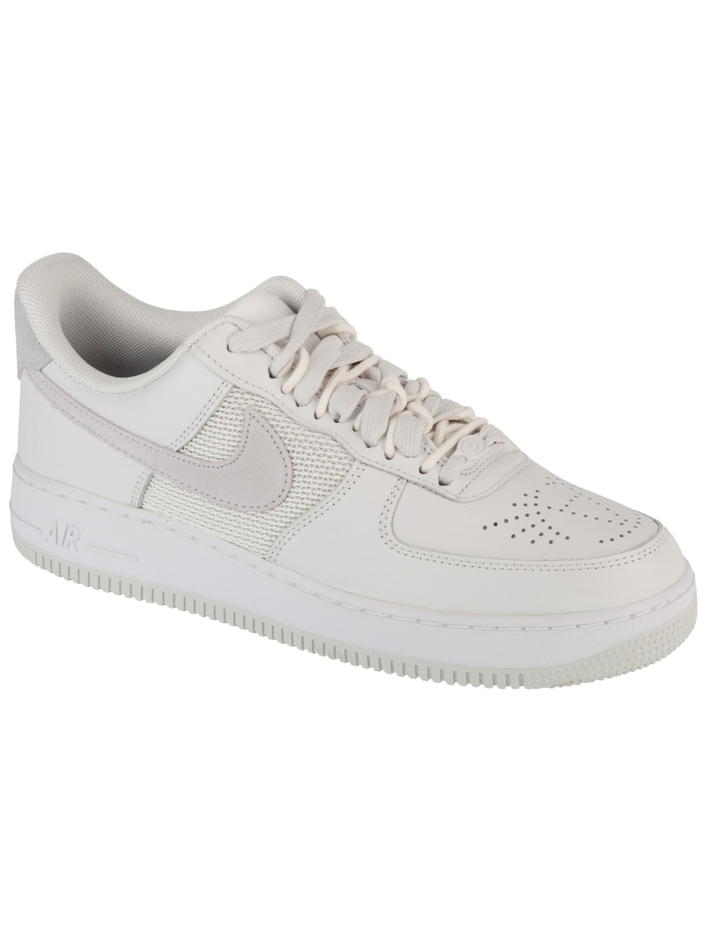 NIKE Platform trainers 'Air Force 1 Low x Slam Jam' in White: front