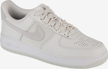 NIKE Platform trainers 'Air Force 1 Low x Slam Jam' in White: front
