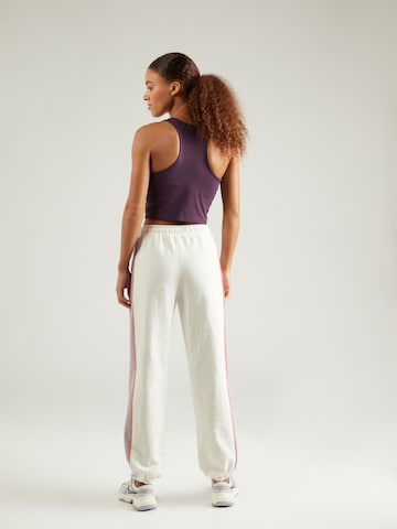 ROXY Tapered Sports trousers 'ESS' in White