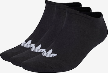 ADIDAS ORIGINALS Ponožky 'Trefoil Liner ' – černá: přední strana