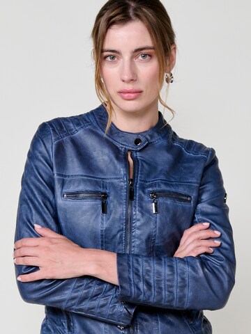 KOROSHI Φθινοπωρινό και ανοιξιάτικο μπουφάν σε μπλε