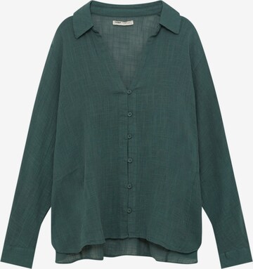 Pull&Bear Bluse in Grün: predná strana