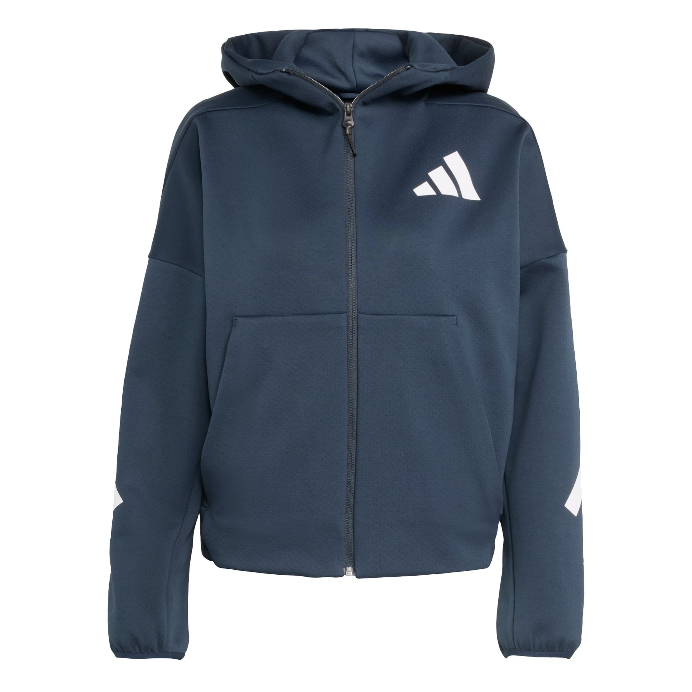 ADIDAS SPORTSWEAR Sportsweatjacke 'Z.N.E.' in Blau: Vorderseite