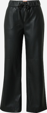 Wide Leg Pantalon 'Honey' LIEBLINGSSTÜCK en noir : devant