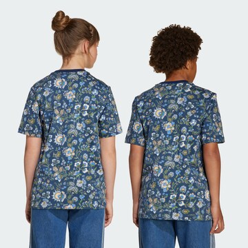 ADIDAS ORIGINALS Shirt 'x Liberty London' in Blauw