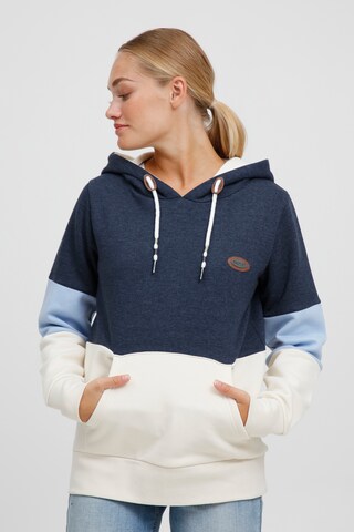 Oxmo Sweatshirt 'Kathrine' in Blauw: voorkant