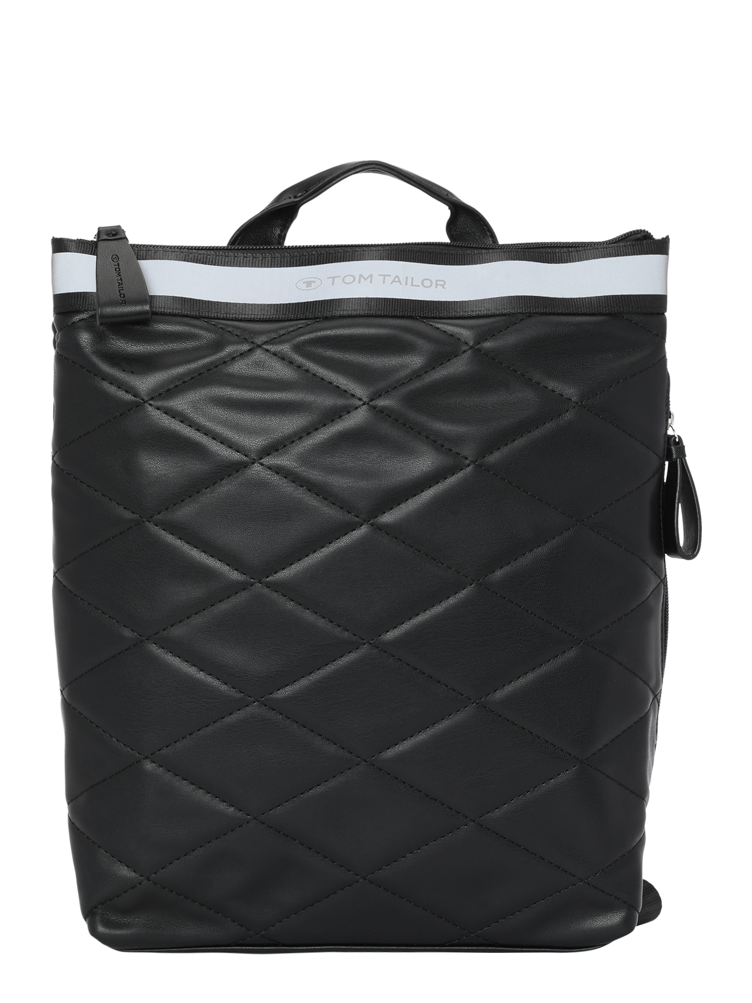 TOM TAILOR Backpack 'Mica' in Black: front