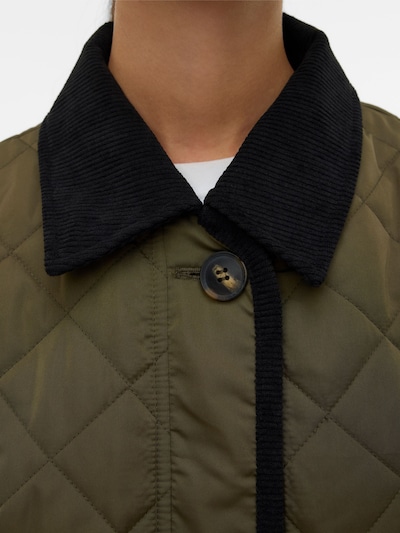 VERO MODA Overgangsfrakke i khaki / sort, Produktvisning
