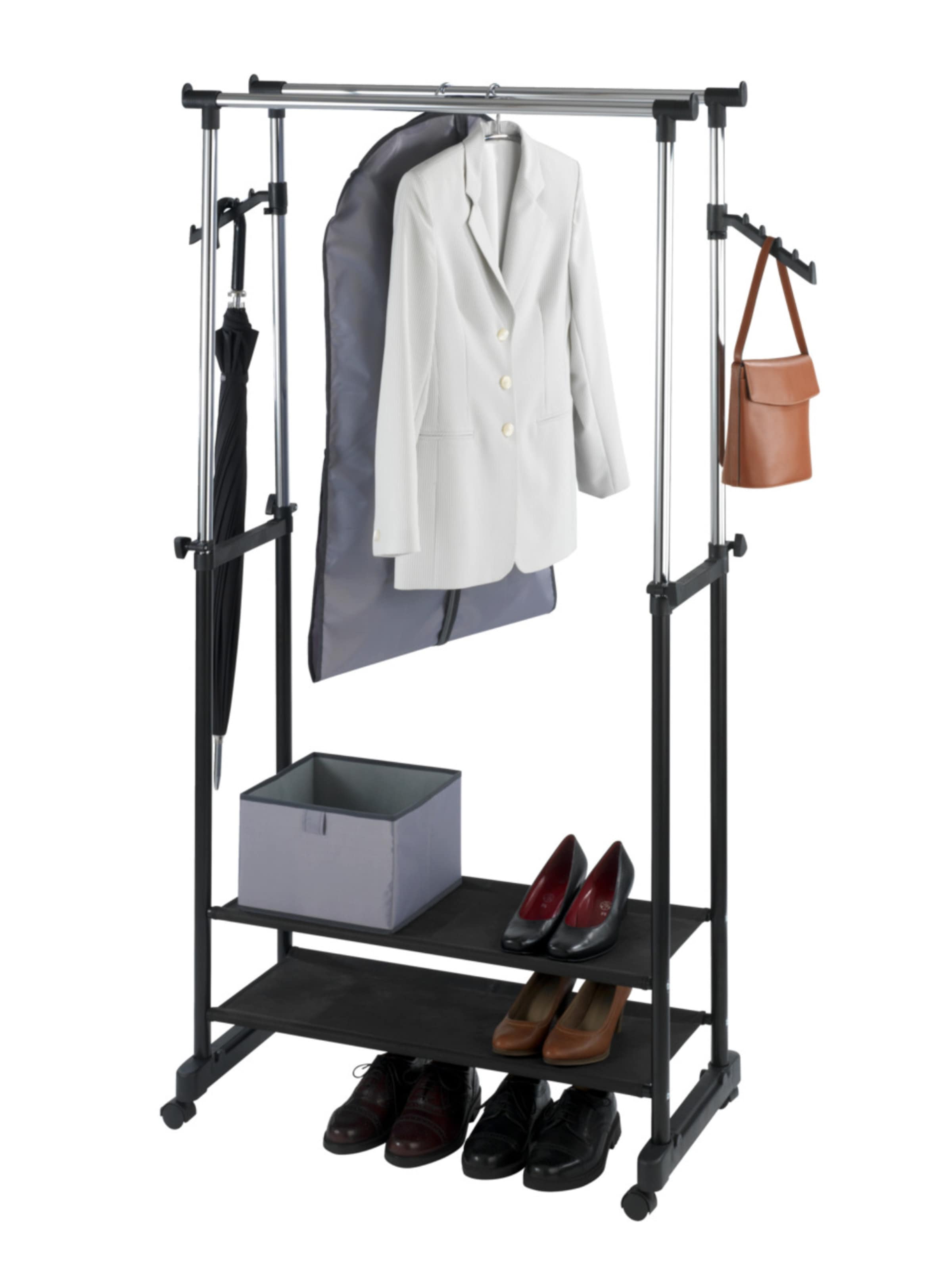 Wenko Kleiderständer 'All In' in Schwarz