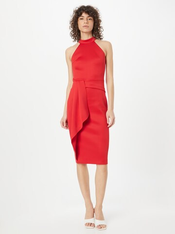 Lipsy - Vestido de cocktail em vermelho: frente