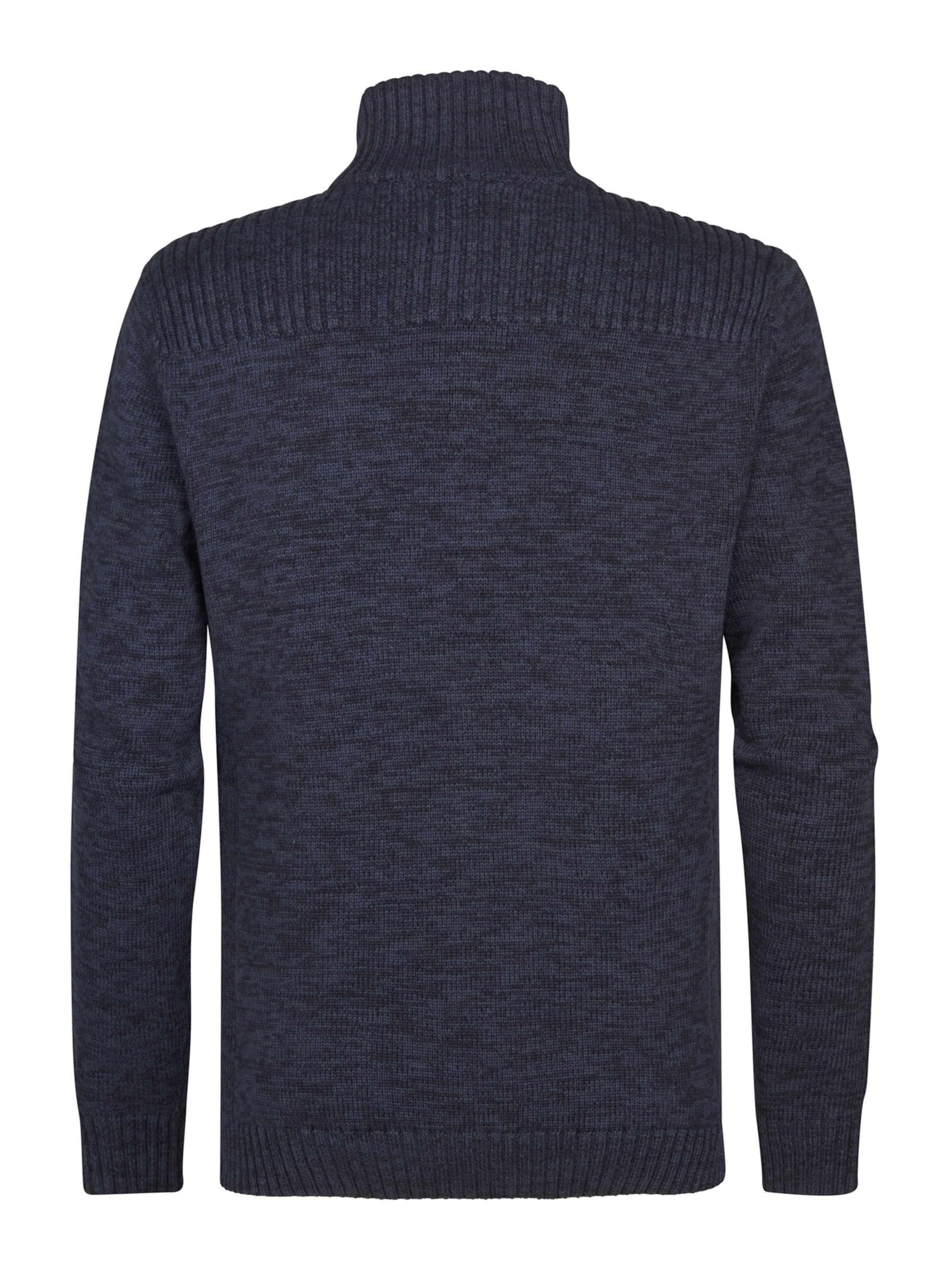 Petrol Industries Kardigán - Modrá