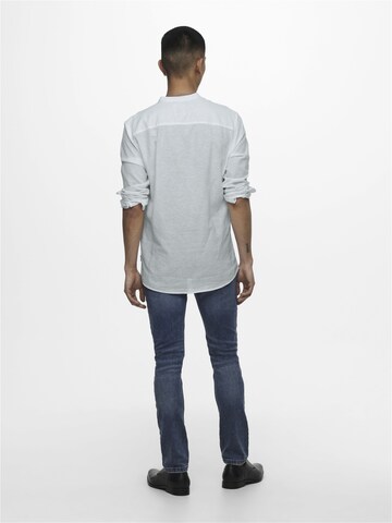 Only & Sons Slim fit Πουκάμισο 'ONSCaiden' σε μπλε