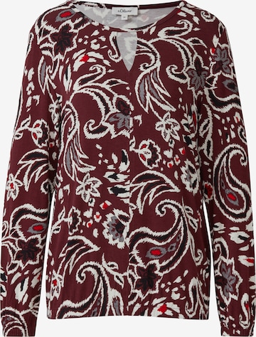 s.Oliver Blouse in Rood: voorkant