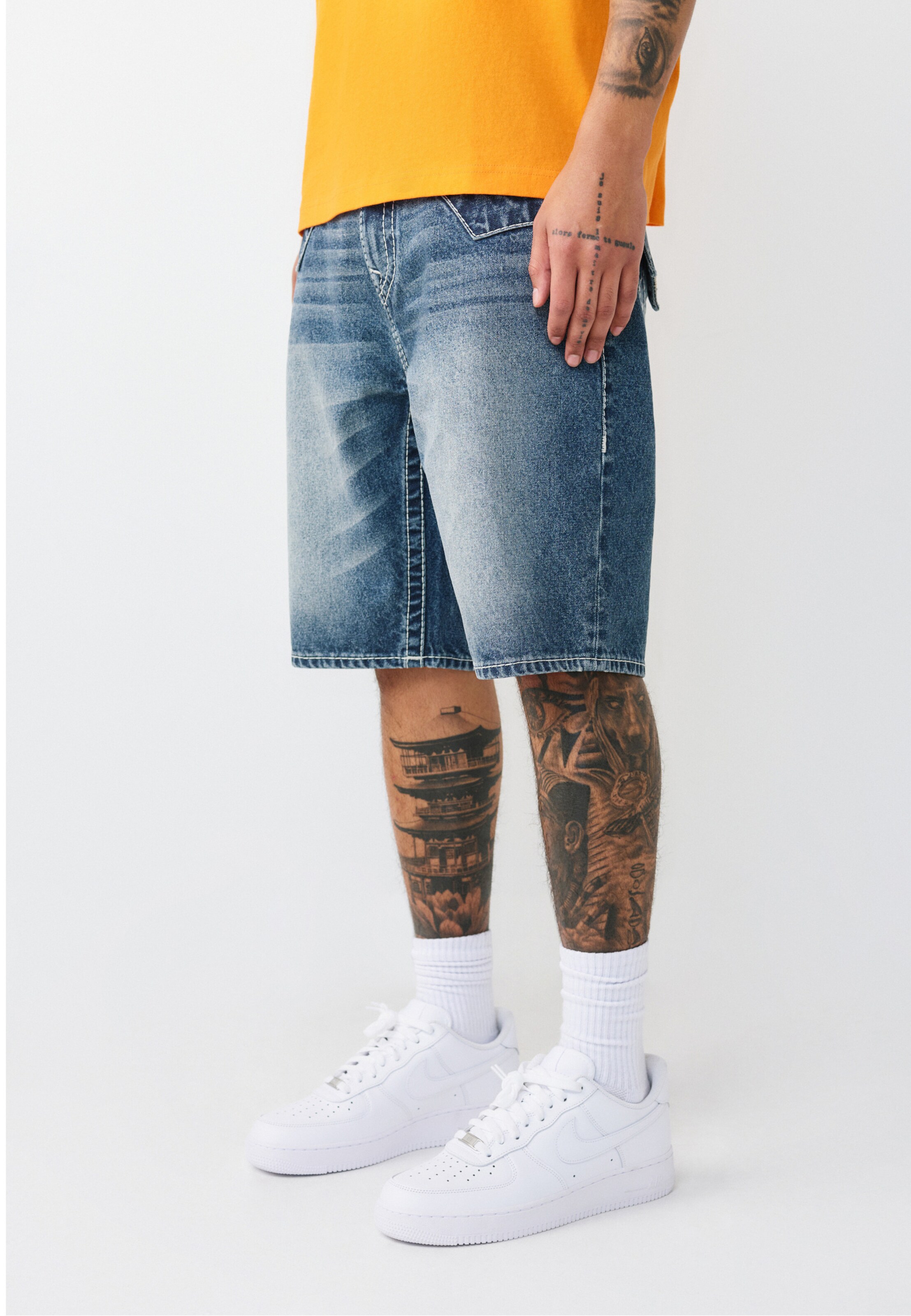 True Religion Normální Džíny – modrá