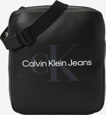 Calvin Klein Jeans Schoudertas in Zwart: voorkant