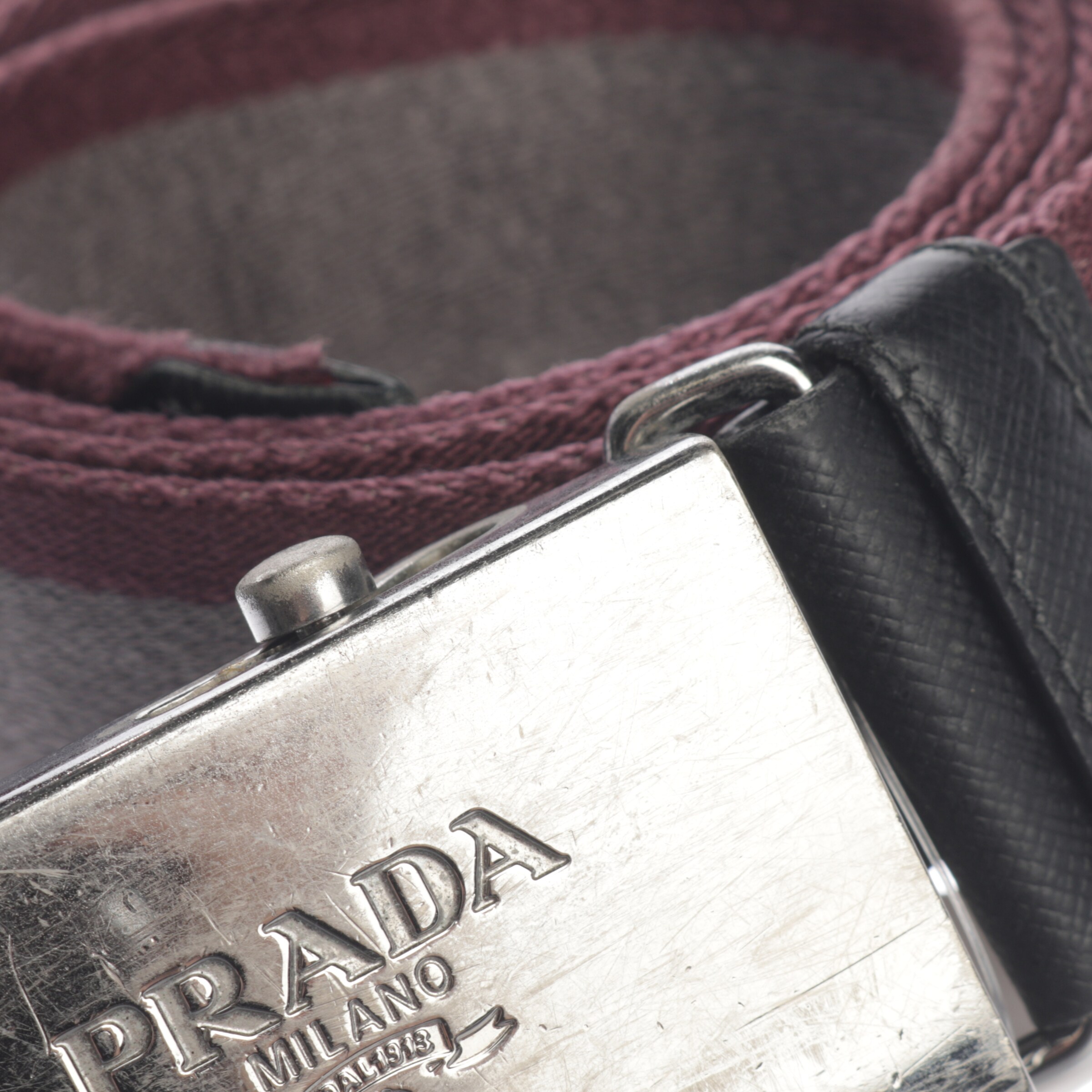PRADA Belt in L in Grey