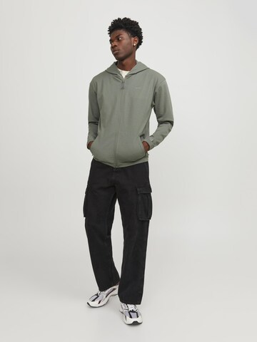 JACK & JONES Sweatjakke i grøn