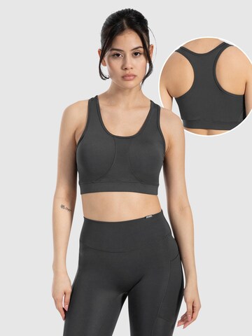 Smilodox Sports top ' Candace ' in Grey: front