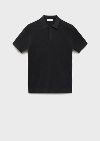 MANGO MAN Poloshirt 'Andrew' in Schwarz