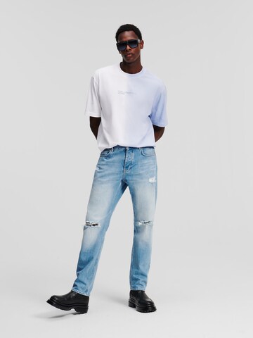 KARL LAGERFELD JEANS Tapered Jeans i blå