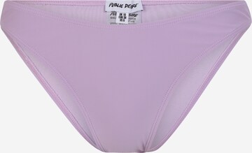 Slip costum de baie de la Public Desire pe mov: față