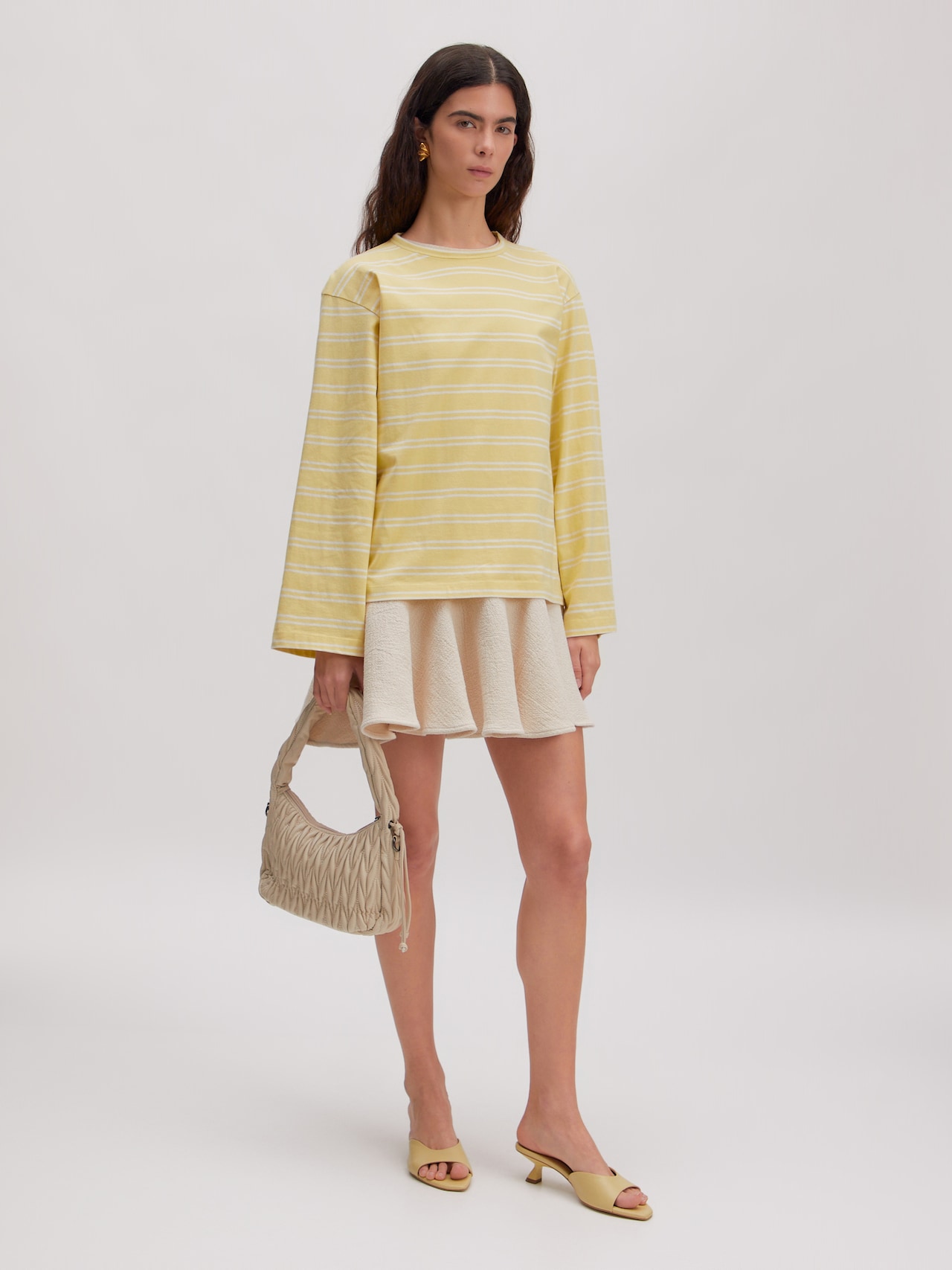 EDITED Shirt 'Verlee' Crème