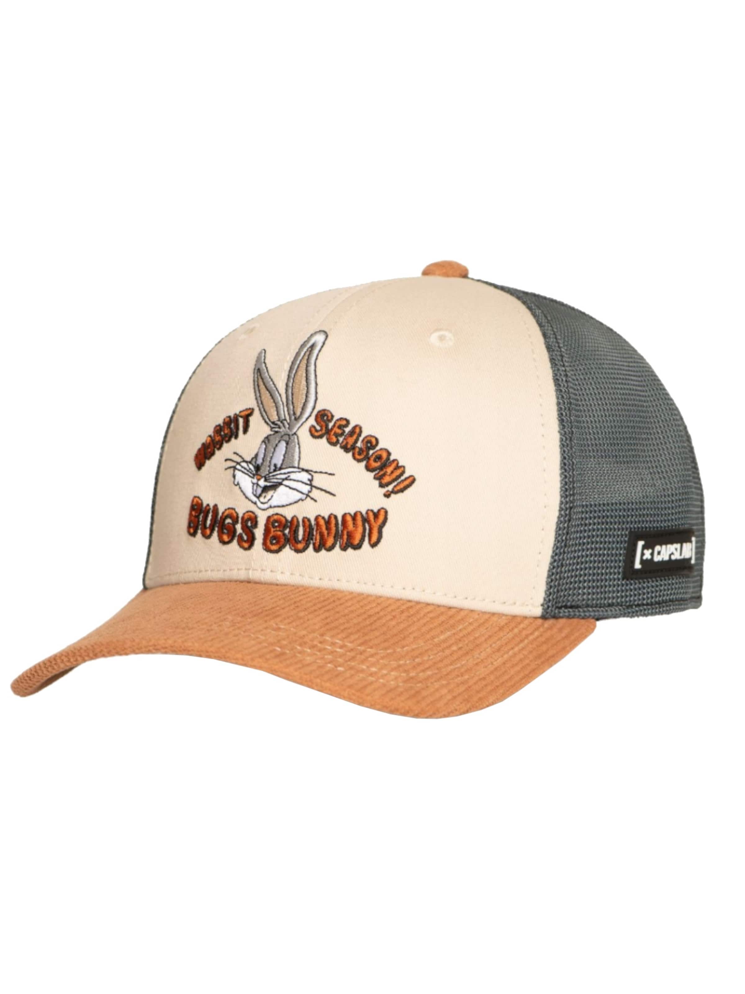 Capslab Cap 'Capslab Looney Bugs Bunny'‌‌‌‌‌‌ in Beige: Vorderseite