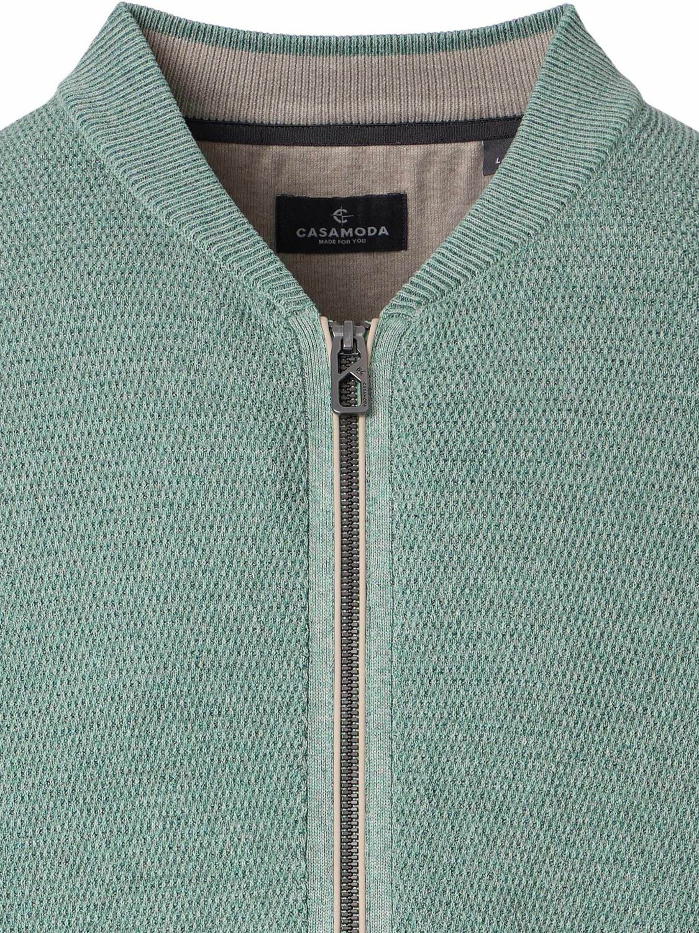 CASA MODA Knit cardigan in Green