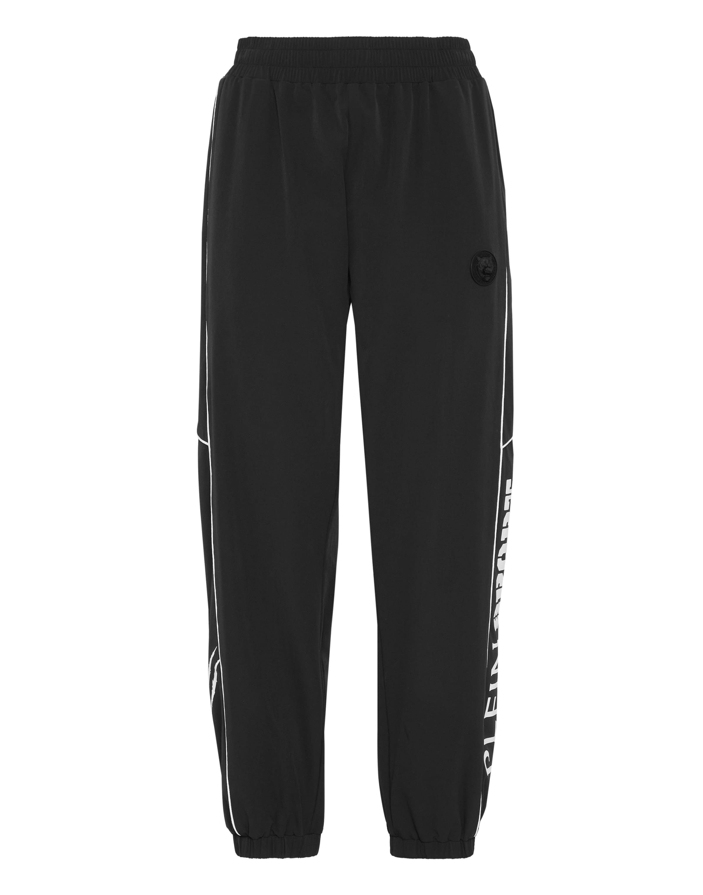 Plein Sport - Pantalón 'Scratch' en negro: frente