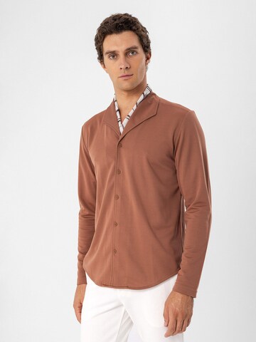 Antioch Between-season jacket in Brown: front