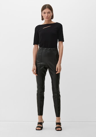 s.Oliver BLACK LABEL T-shirt i svart