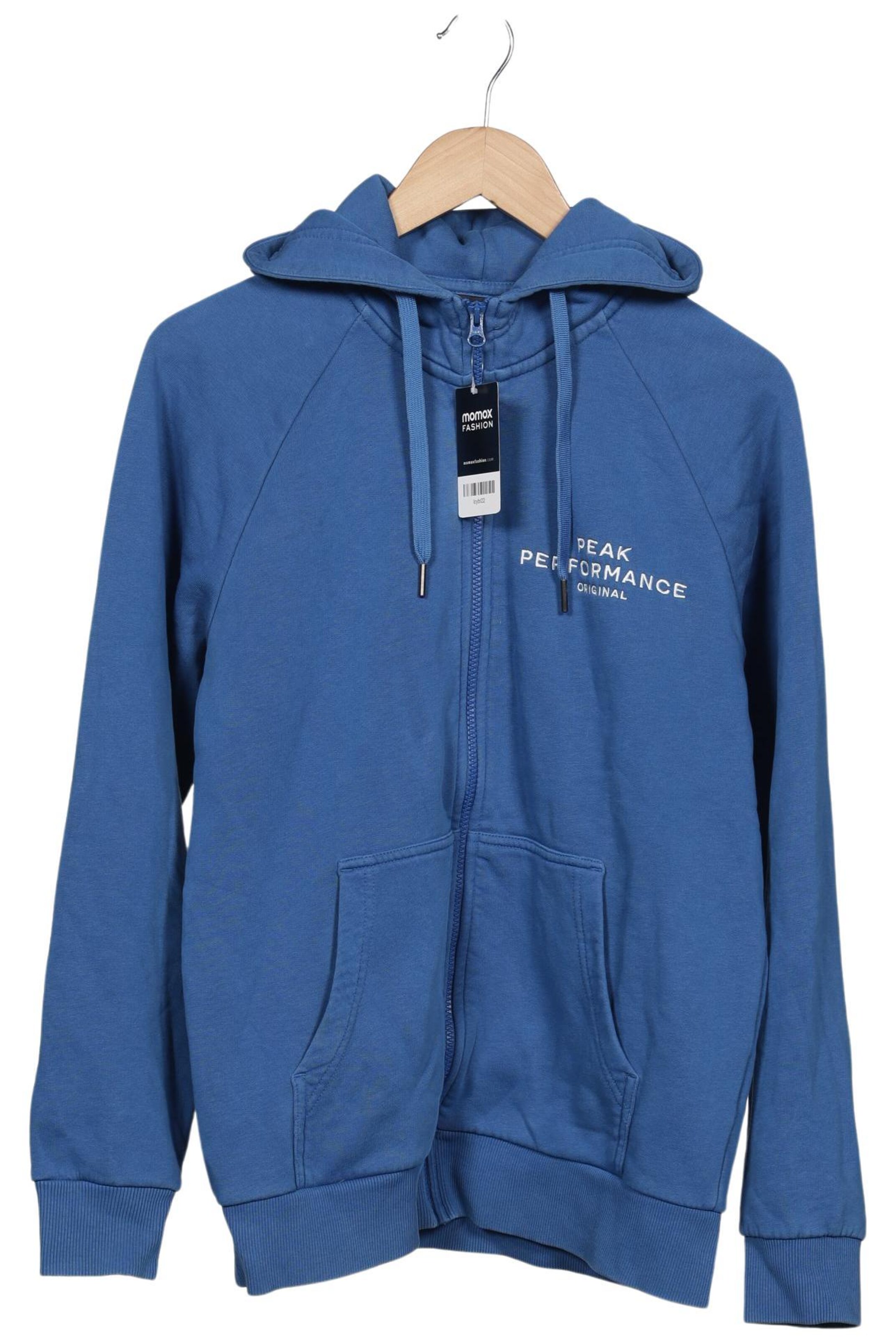 PEAK PERFORMANCE Sweatshirt & Zip-Up Hoodie in L in Blue: front