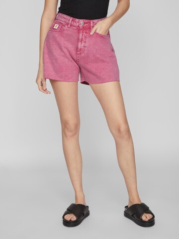 VILA Regular Shorts 'PIPPA' in Pink: predná strana