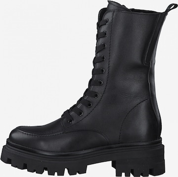 TAMARIS Lace-Up Ankle Boots in Black