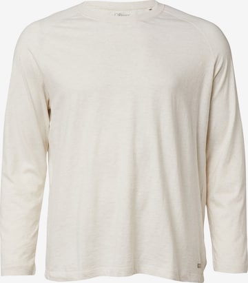 T-Shirt s.Oliver en beige : devant