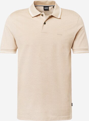 BOSS - Camiseta 'Parlay' en beige: frente