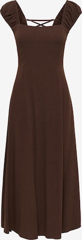 ONLY - Vestido 'ONLMIRELDA' em castanho: frente