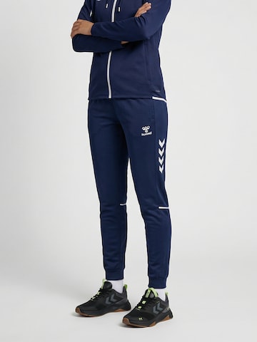 Hummel Slim fit Sports trousers 'Core 2.0' in Blue: front