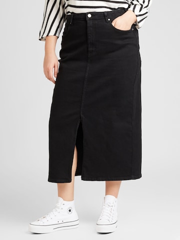 ONLY Carmakoma Skirt 'AYOE' in Black: front